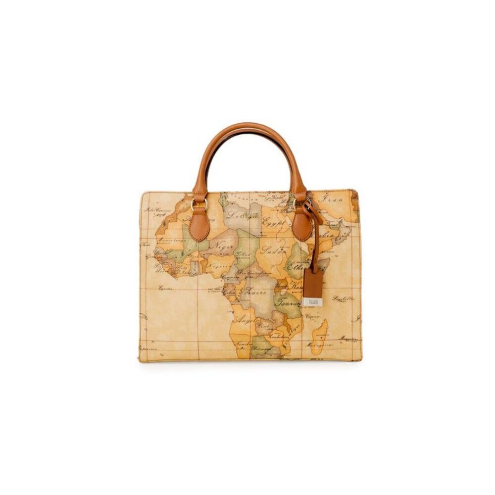 Alviero Martini Prima Classe Beige Cotton Women's Handbag